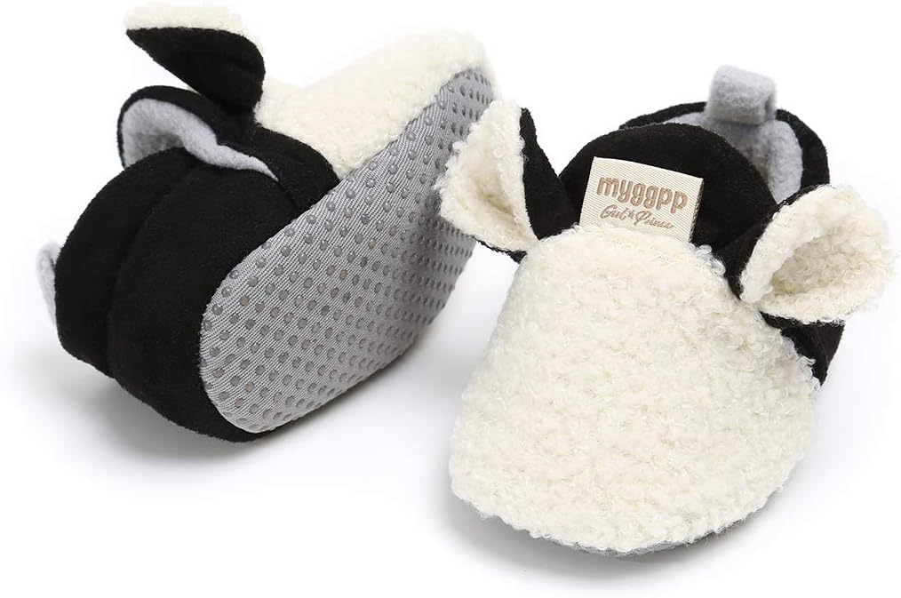 Ohwawadi Cozy Warm Cotton Slippers for Babies