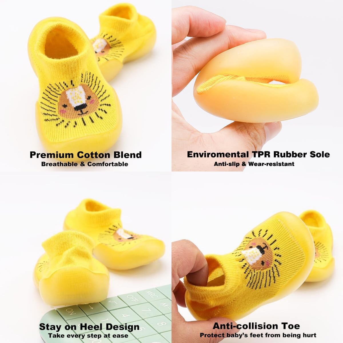 HOVELL Toddler Slip-On Socks Shoes