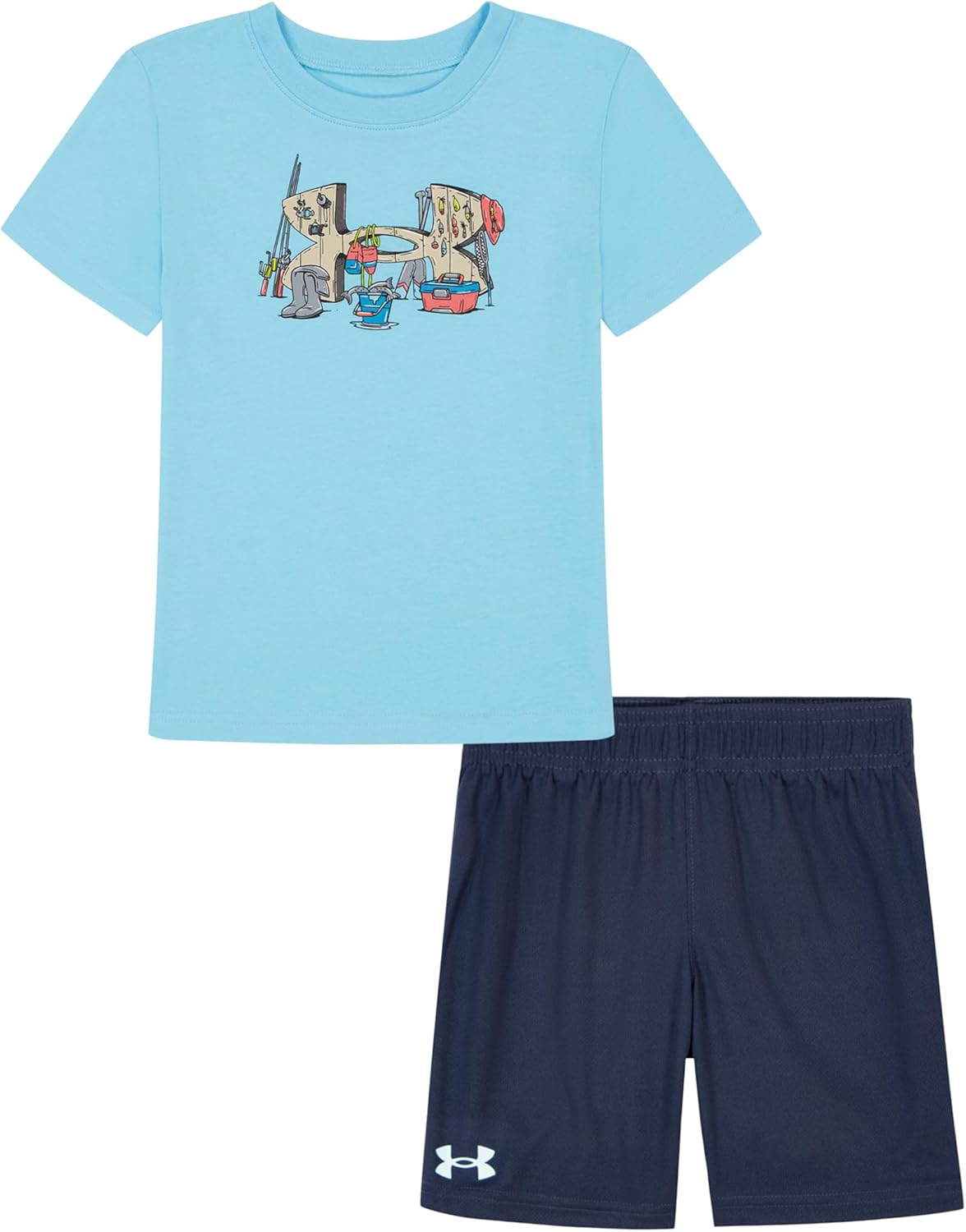 Under Armour Boys Short Sleeve Tee and Short Set