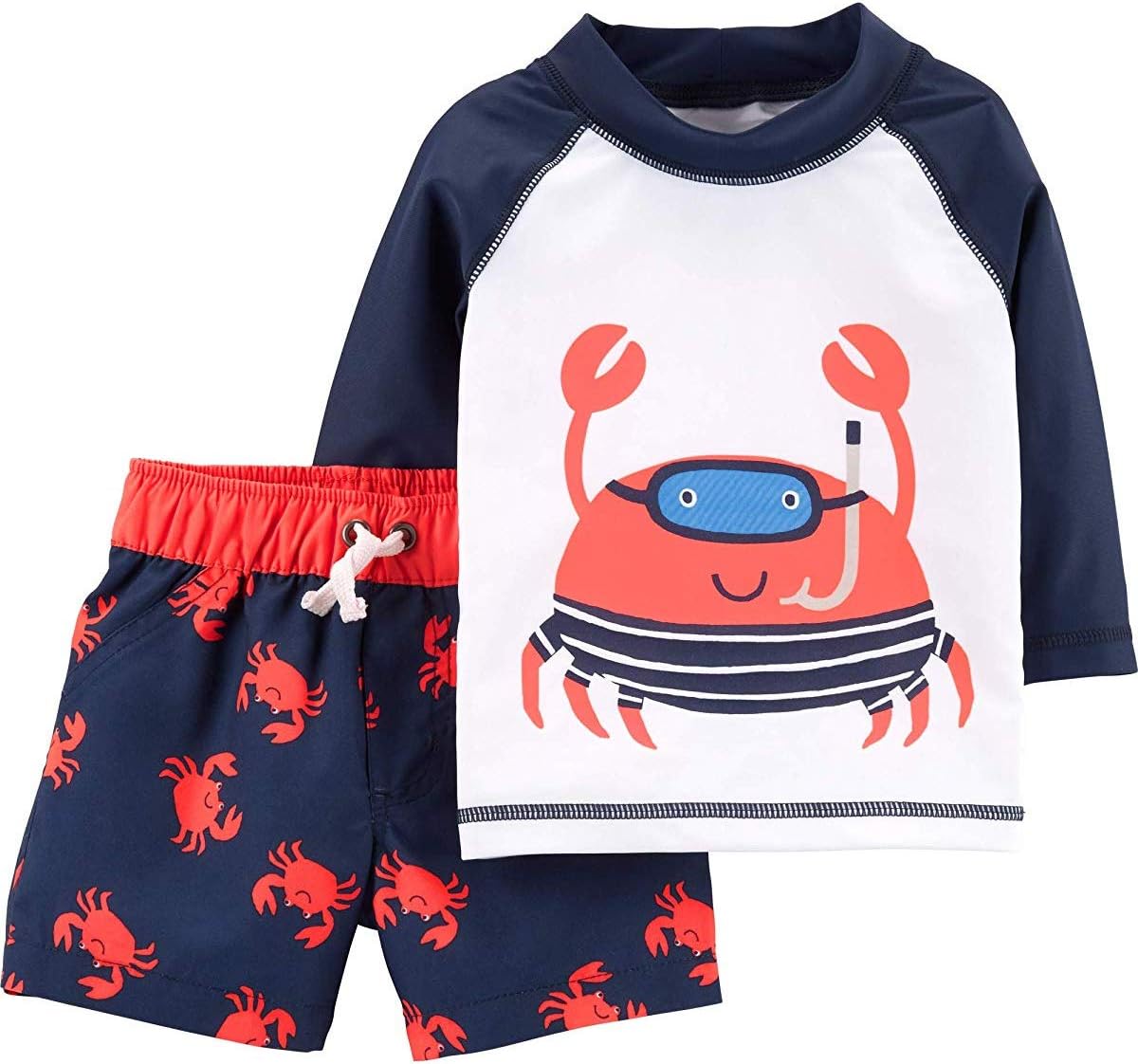 Carters Boys Rashguard Set Perfect Protection