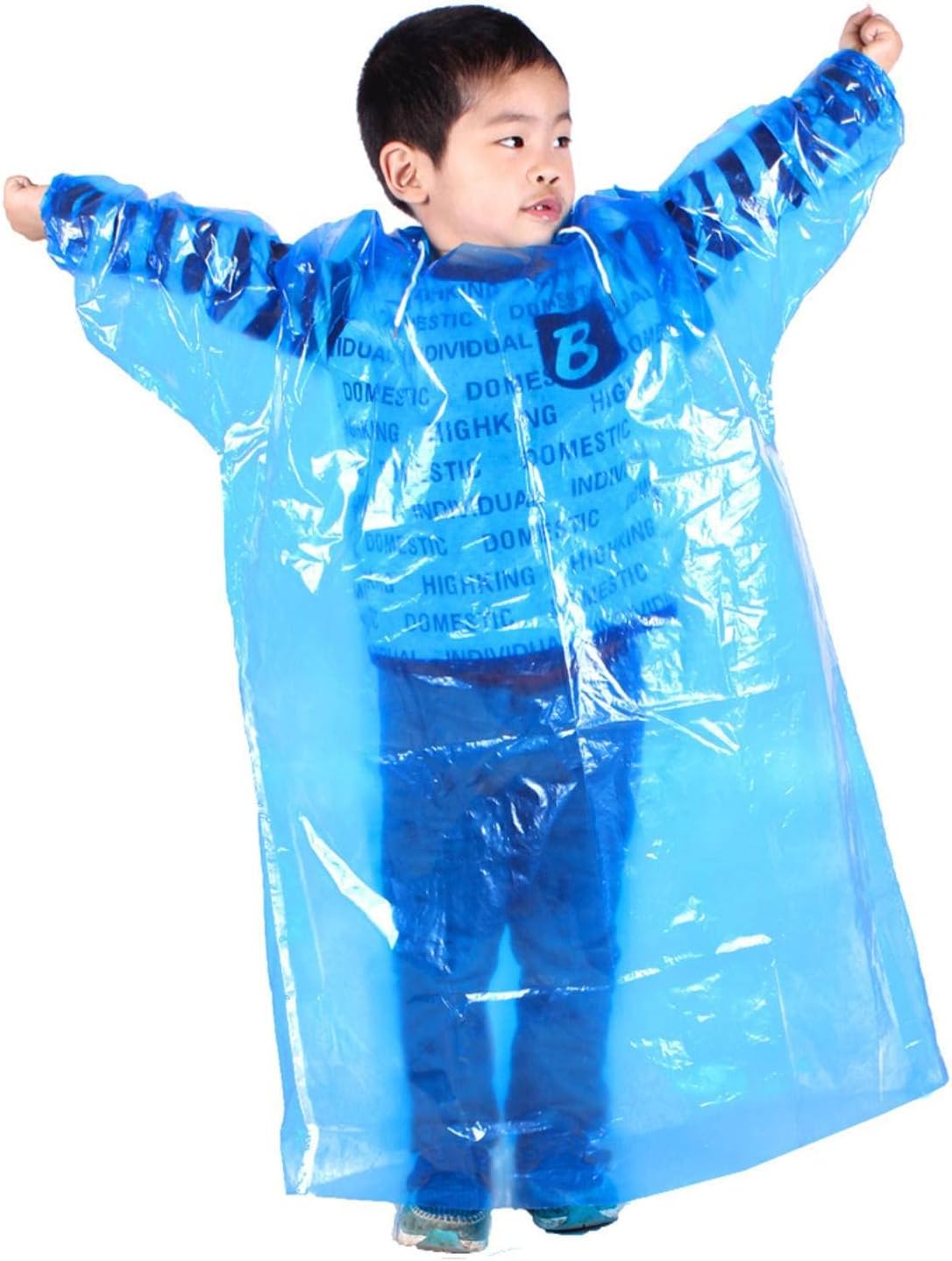 NA Travel Rain Raincoat Portable Outdoor Disposable Raincoat for Kids