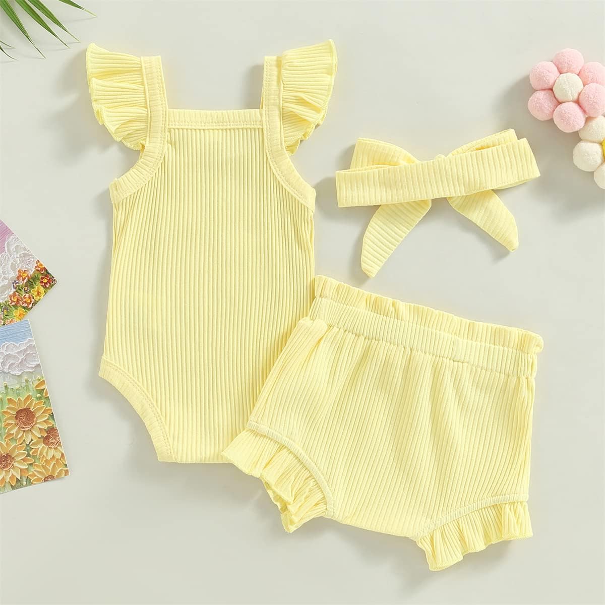 Cute Baby Girl Shorts Set for Summer