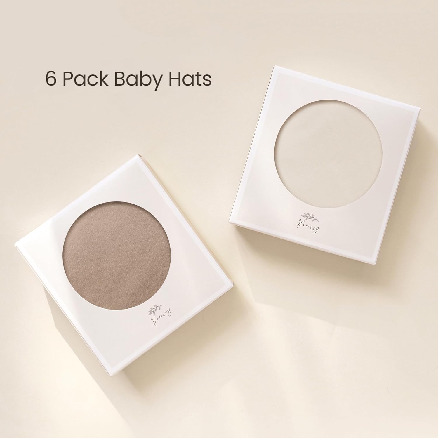 Konssy 6-Piece Newborn Hats Set
