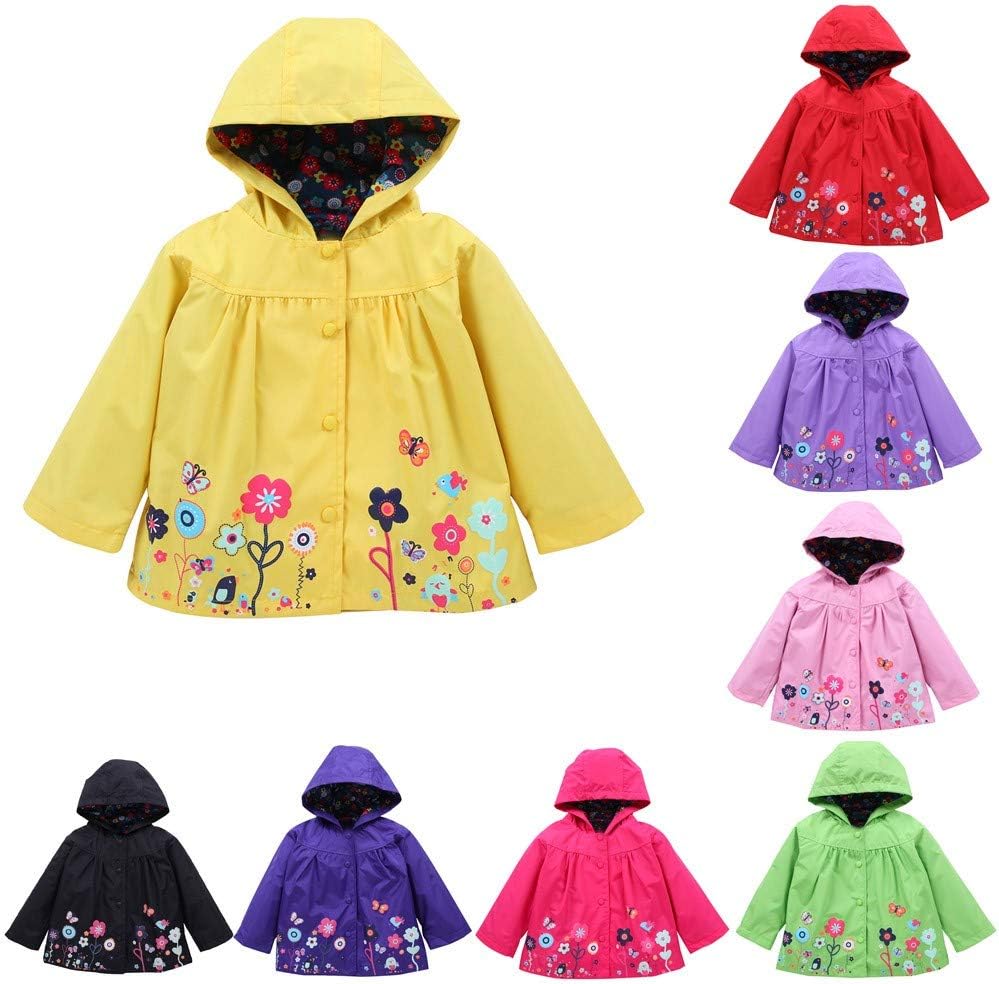 Moonker Baby Toddler Girl Boy Winter Fall Raincoat Hoodie Jacket - Soft Warm