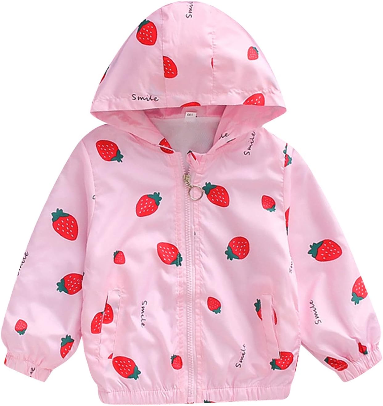 Watermelon Red Toddler Windproof Jacket