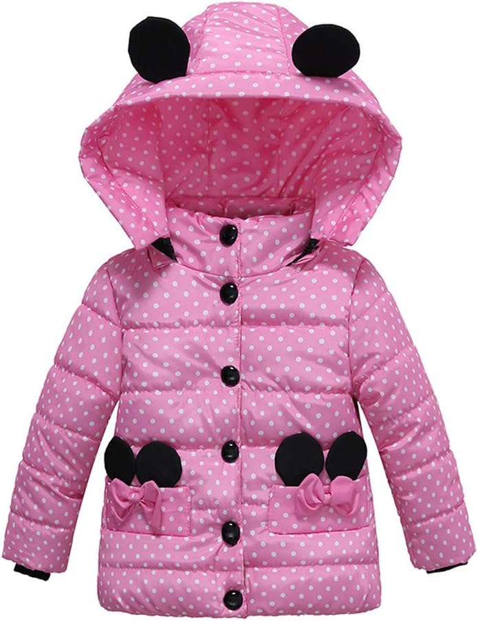 COCOLOVE Baby Toddler Girls Winter Coat Warm Padded Thick