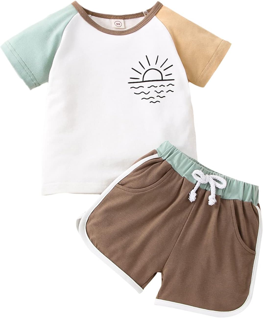 Stylish Comfortable 2-Piece Summer Outfit for Babies toddlers