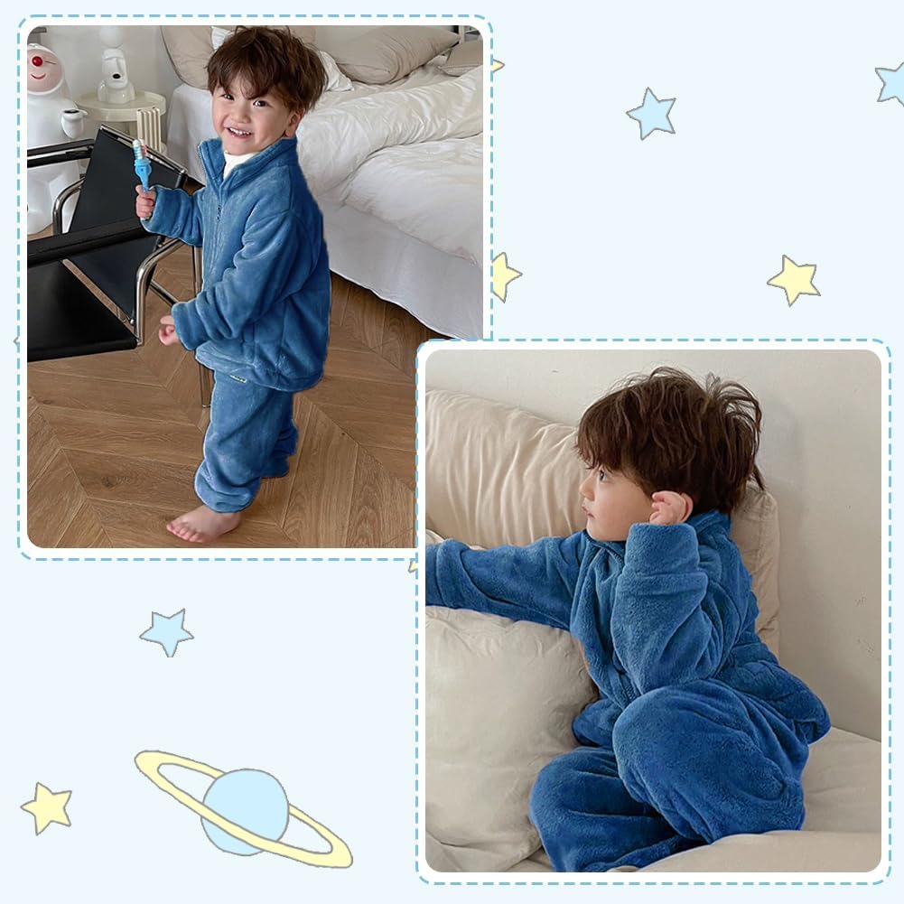 UVIPC Toddler Bear Fleece Set Winter 2-Piece Bear Matching Set