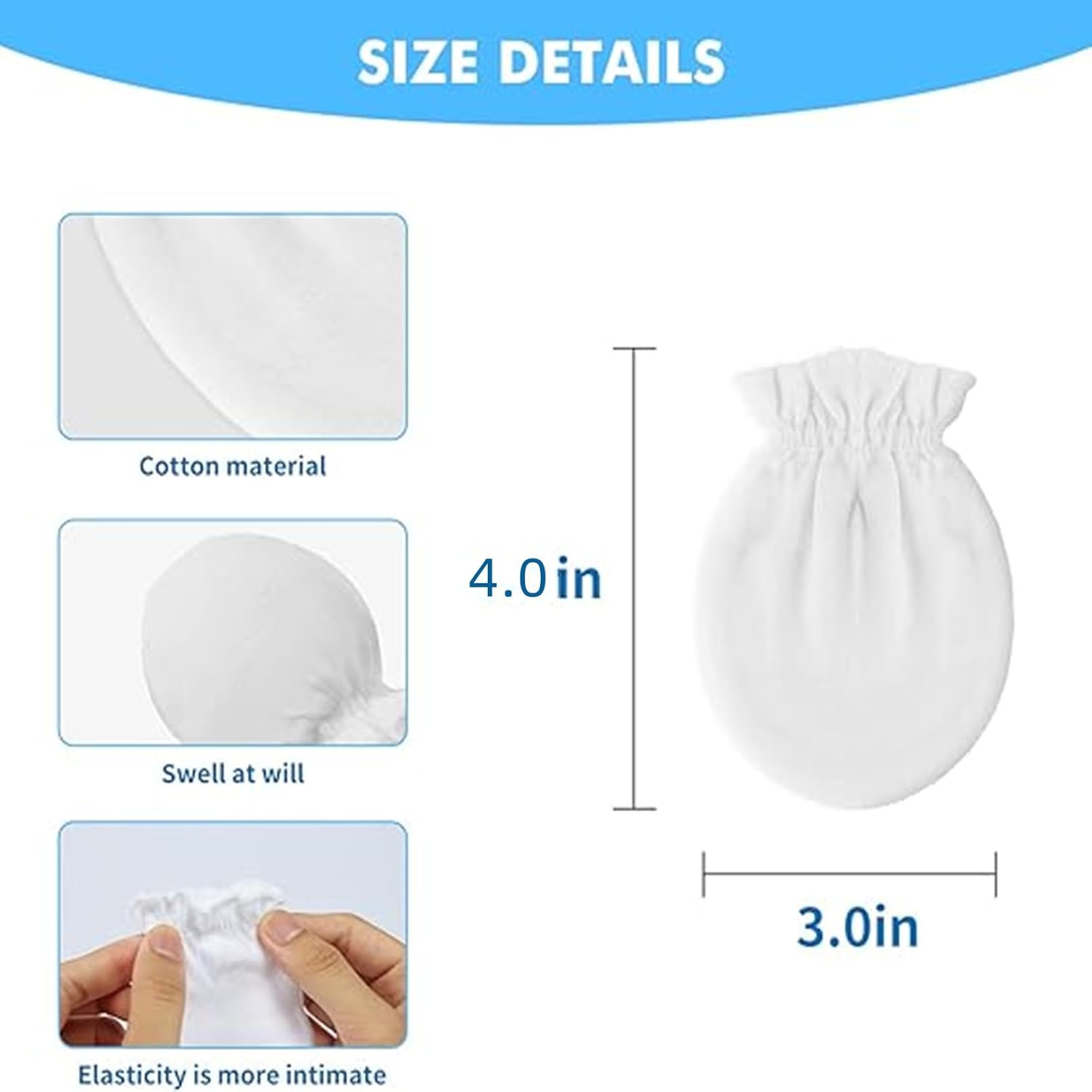 Soft 12-Pair Baby Mittens for Newborns