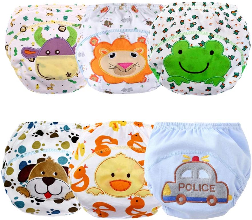 Orinity Reusable Baby Training Pants 6-Piece for Toddlers
