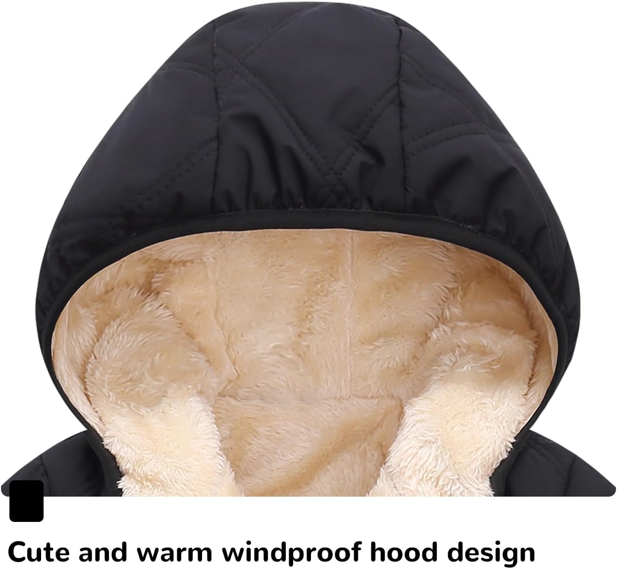 Cozy Winter Puffer Jacket for Babies Toddler Infant snow coatsfClothing Shoes Jewelry