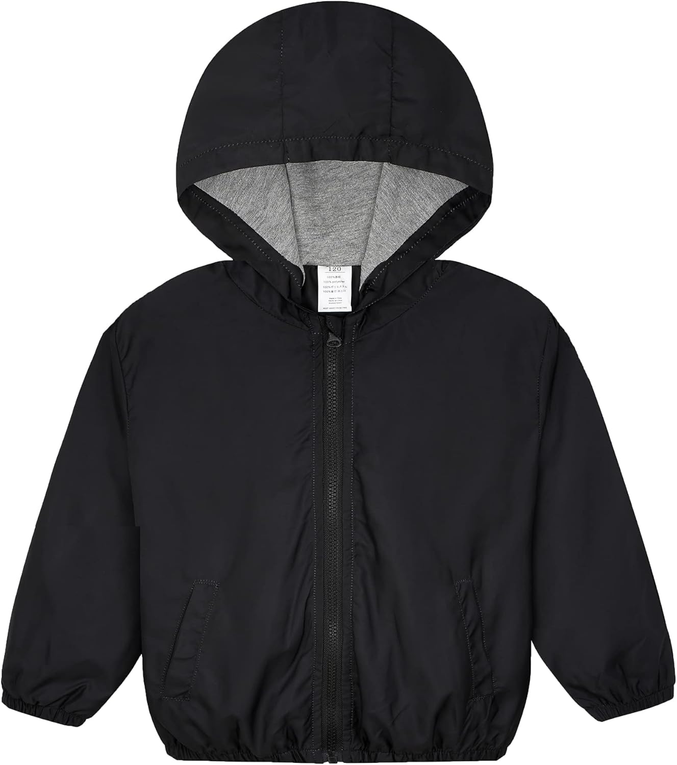 Hstyle Toddler Hooded Windbreaker for Spring Fall Weather