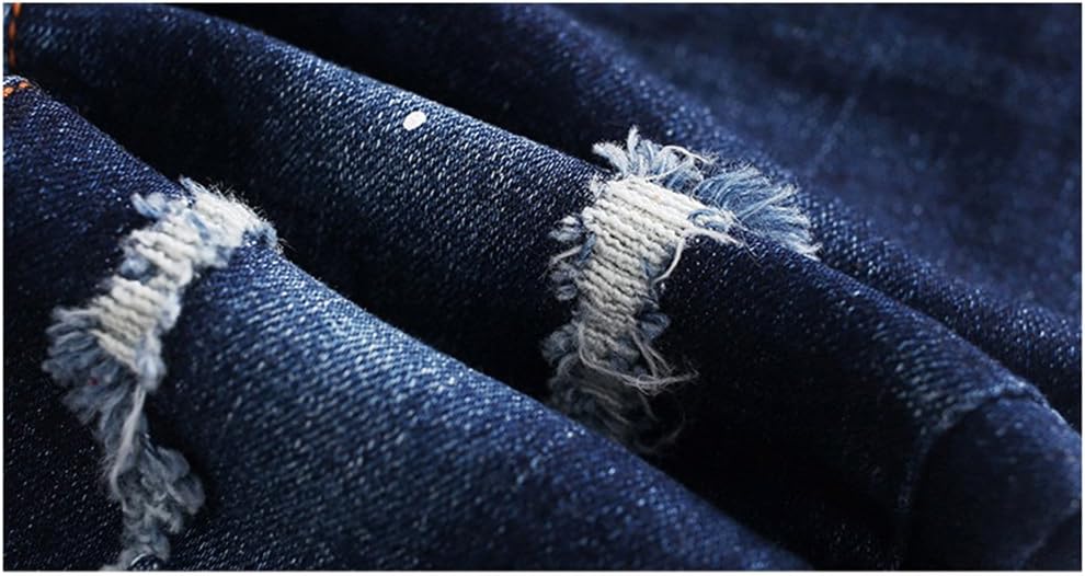 KIDSCOOL SPACE Baby Jeans Elastic Waist Little Ripped Denim