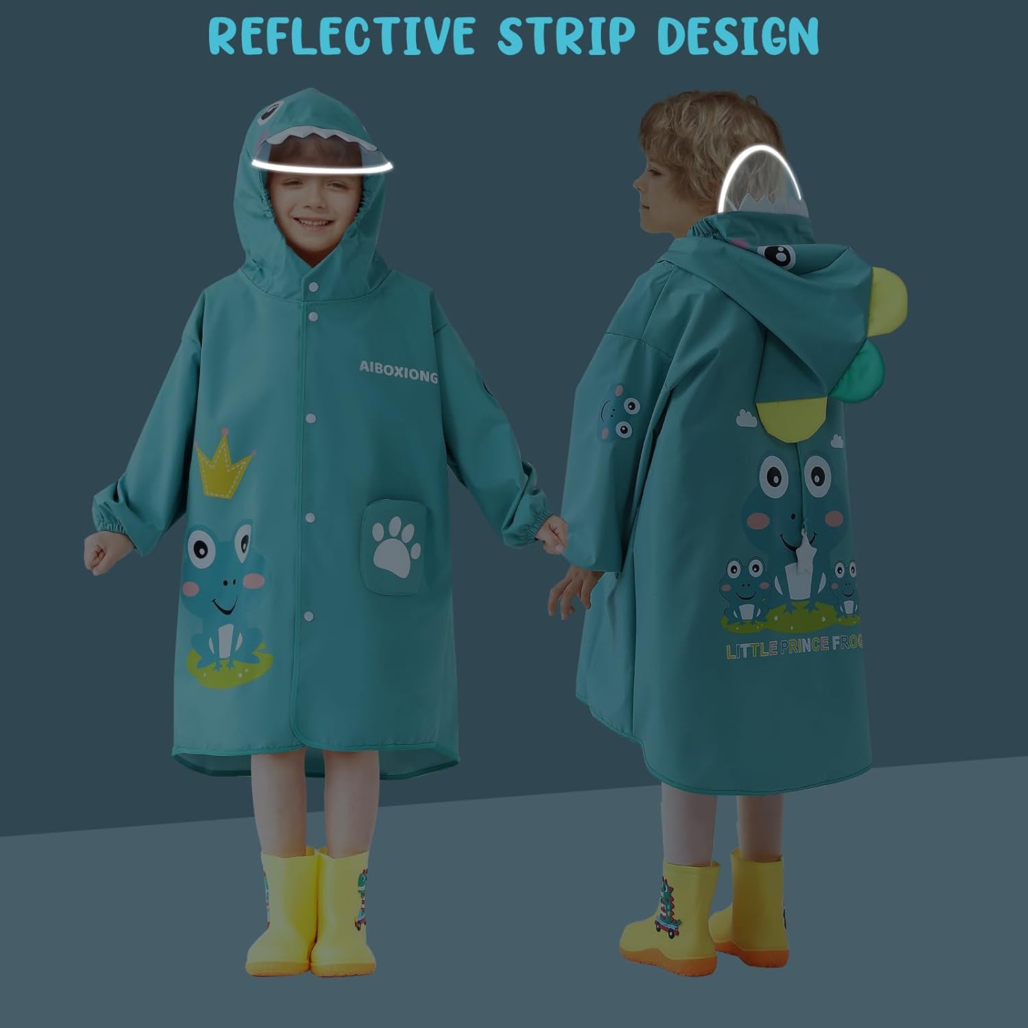 Trenovo Kids Waterproof Rain Coats