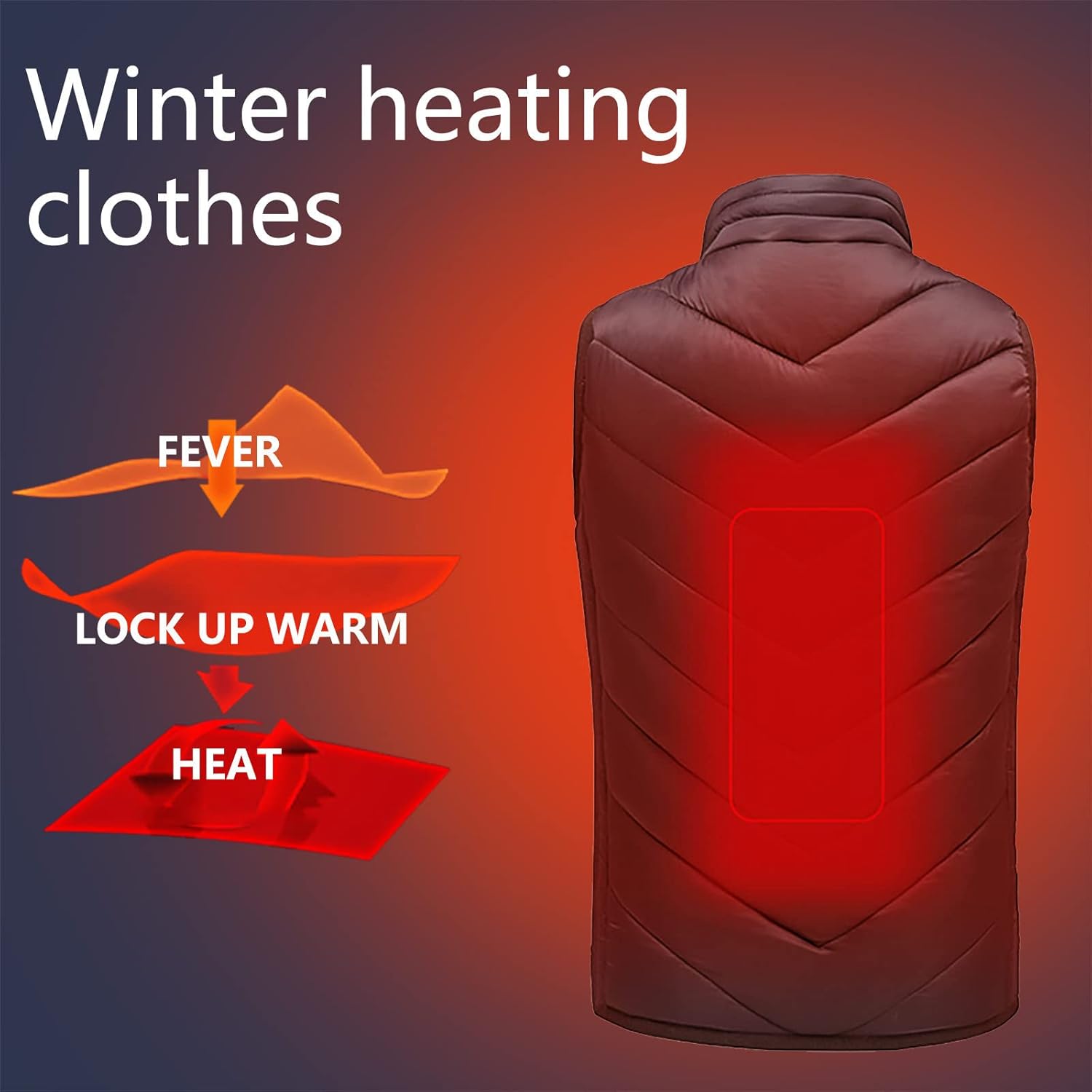 Girls Boys Winter Jacket with USB Heat