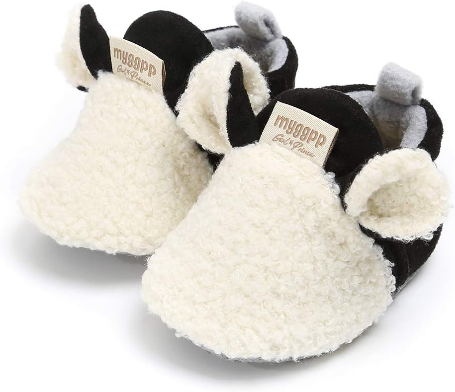 Ohwawadi Cozy Warm Cotton Slippers for Babies