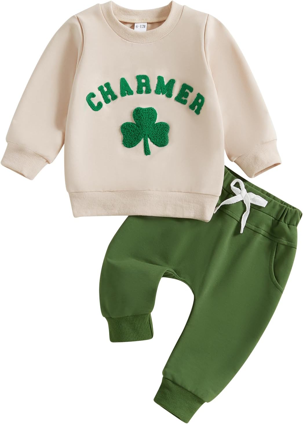 Toddler Baby Boy St Patricks Day Sweatshirt Pants Set