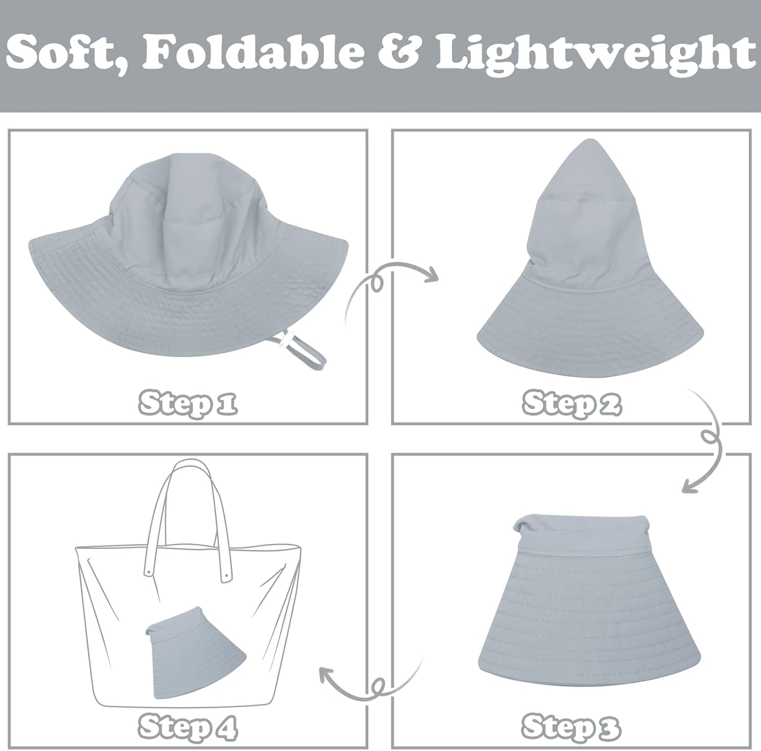 Sarfel Little Criminal Sun Hat for Toddlers UV Protection Easy to Wear