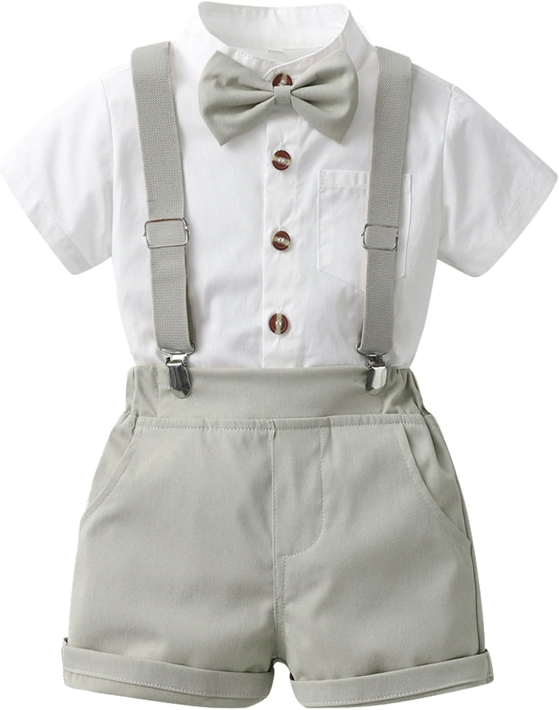 Adorable Toddler Boy Overall Shorts 1-9 Years
