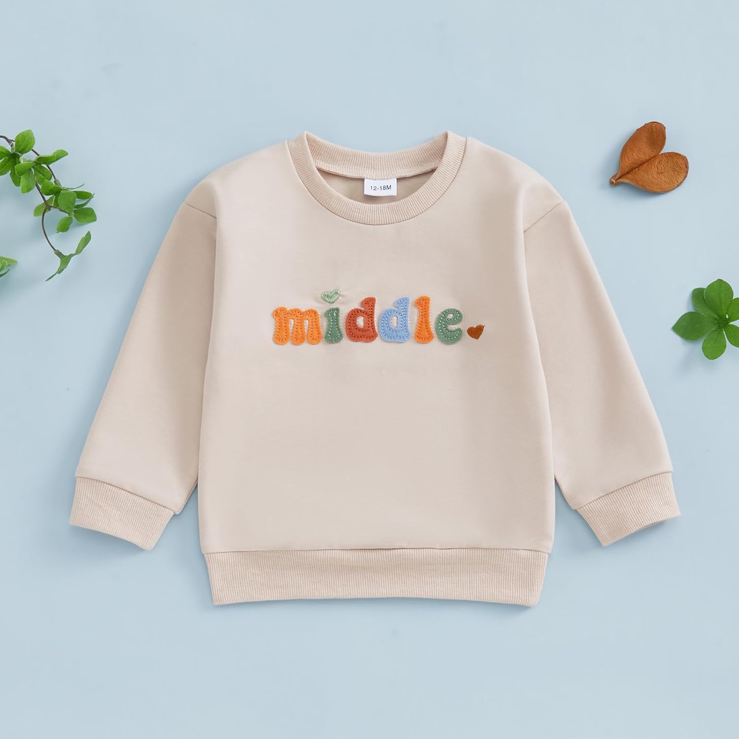 Big Middle Little Sibling Romper Set for 3rd Baby