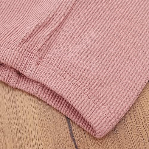 Cute Footless Ruffle Lace Trim Leggings for Toddler Girls