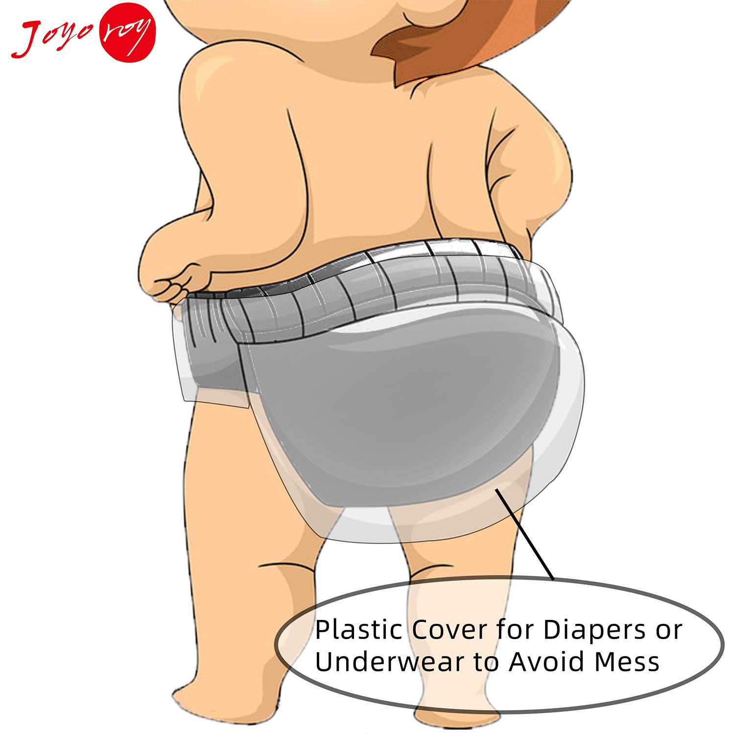 Joyoroy Potty Training Diaper Covers for Girls