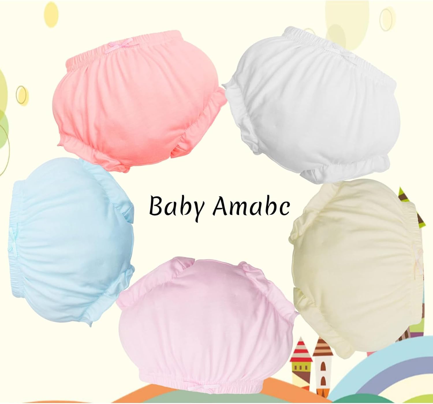Baby Bloomers for Toddler Girls - Soft Comfortable Eco-Friendly
