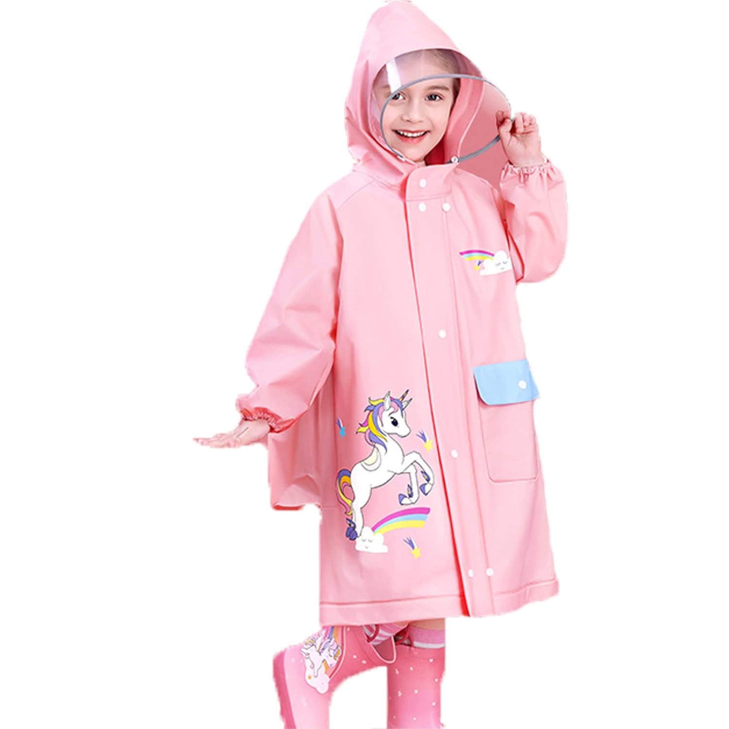 Kids raincoat waterproof - Unicorn Toddler Rainwear Snow Rain