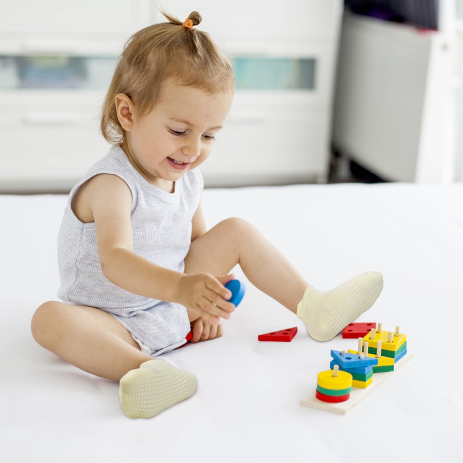 12-Pair Safety Socks for Toddlers