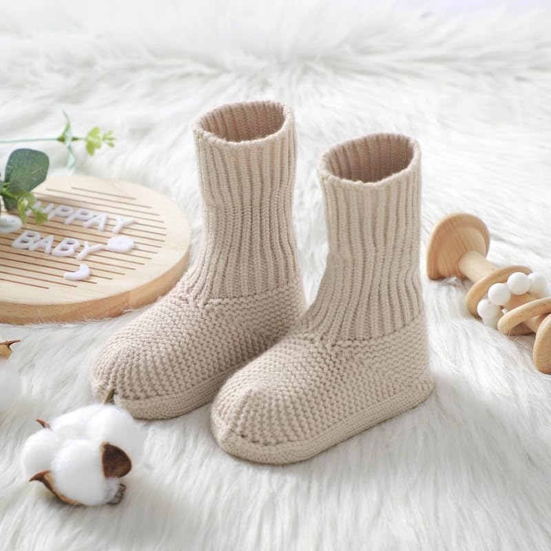 Knit Non-Slip Baby Crib Booties