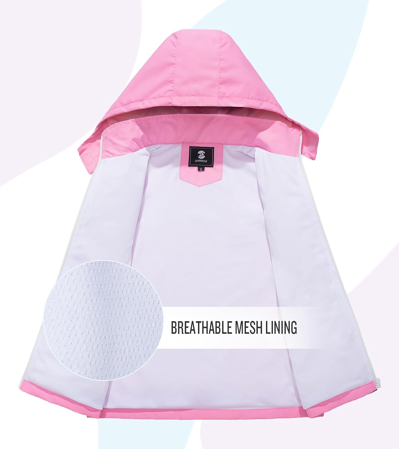 SaphiRose Jr Rain Jacket waterproof lightweight