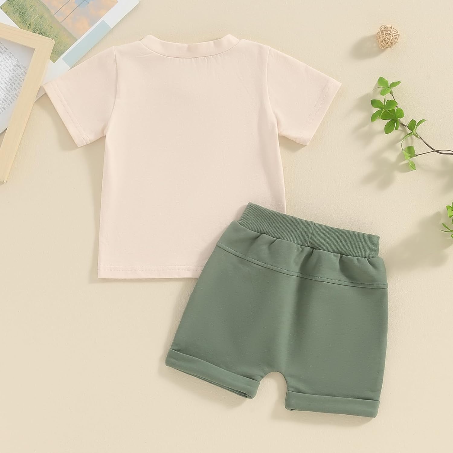 Soft Trendy Toddler Boy Summer Set
