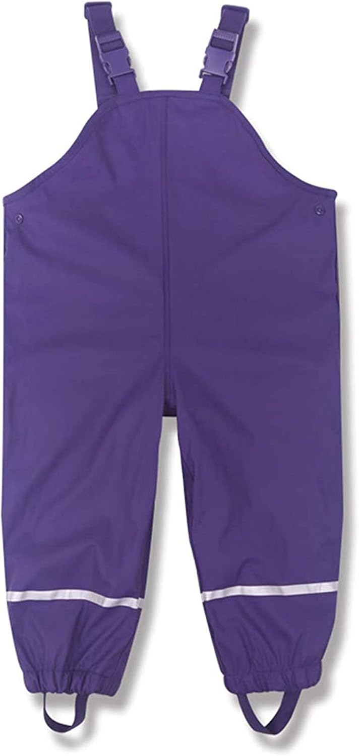 Toddler Girls Waterproof Rain Pants 6X Jumpsuit Overalls