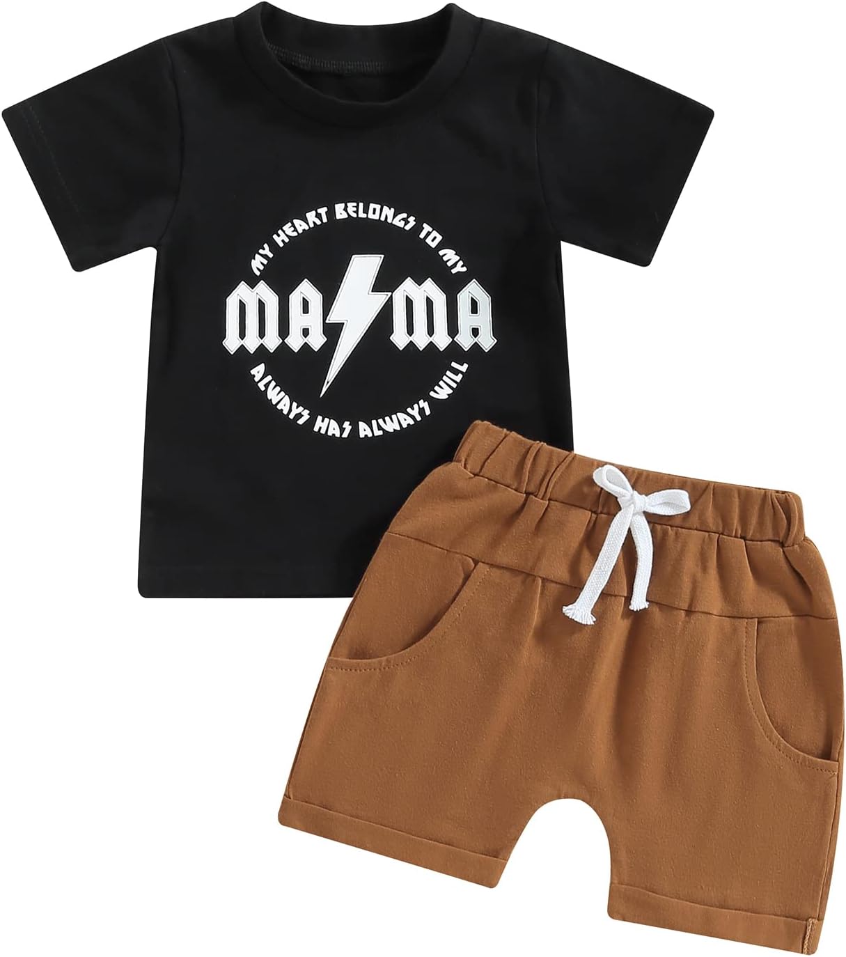 Sejardin Toddler Boys Cute Short Sleeve Set