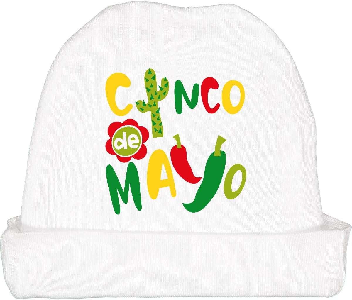 Adorable Baby Cactus Beanie Hat for Cinco de Mayo Name