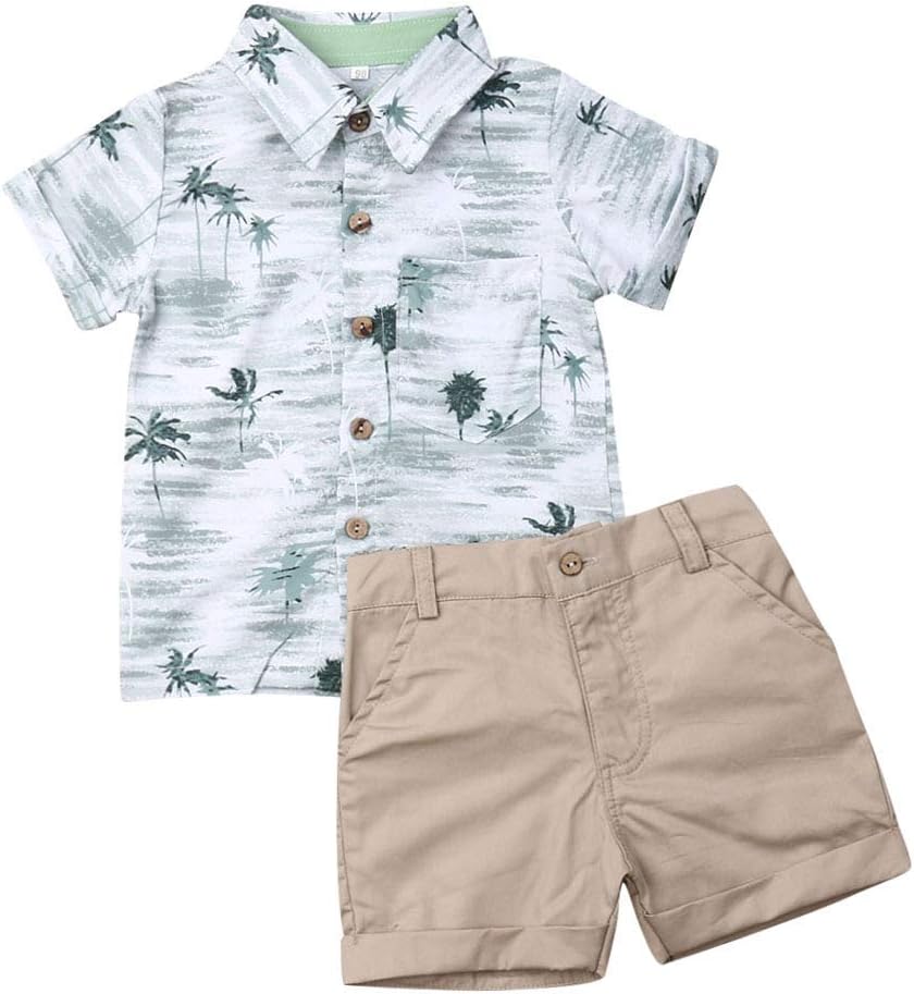 VISGOGOFlamingo Button Down Toddler Set