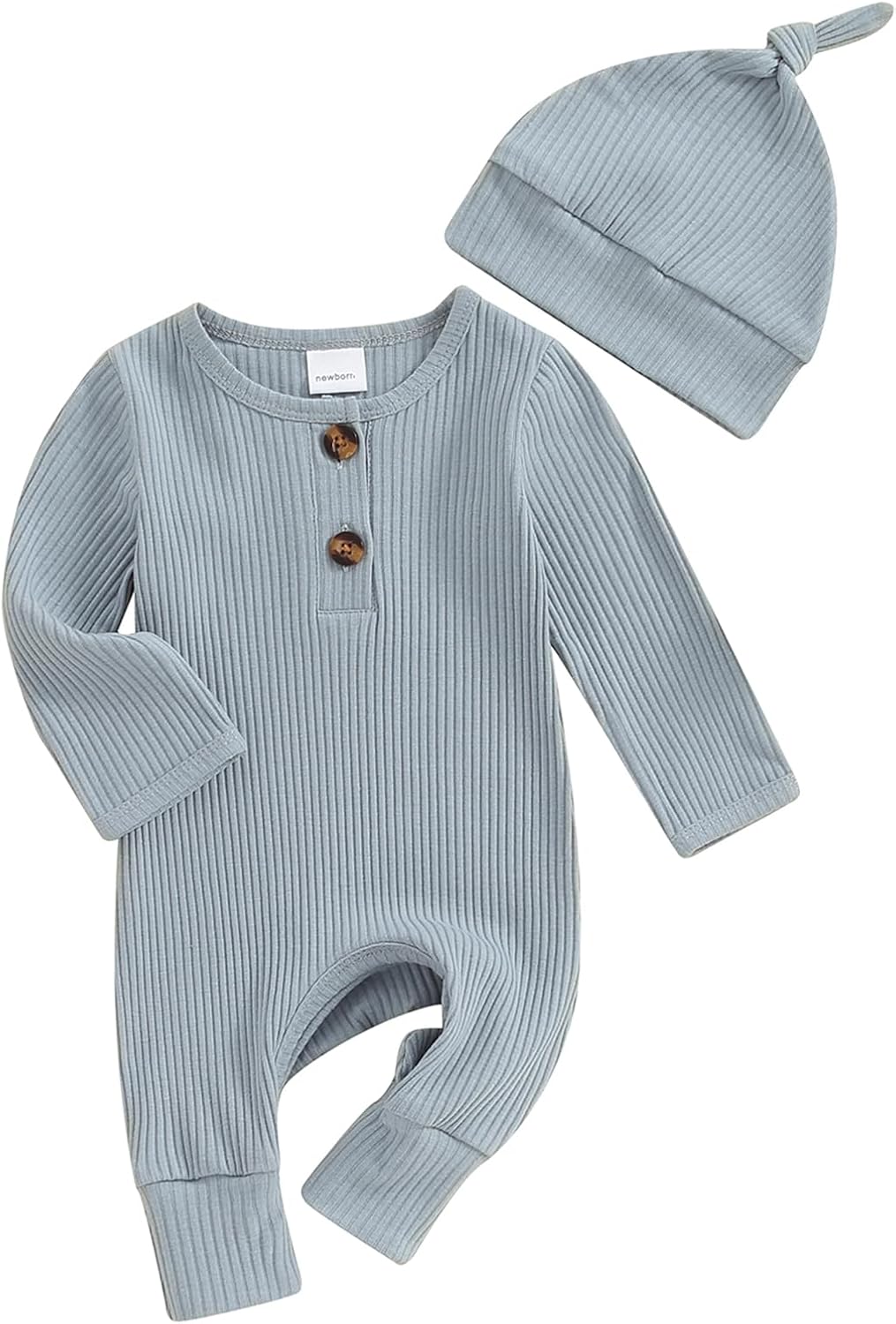 MABABY Baby BoysGirls InfantsRomper Hat Set