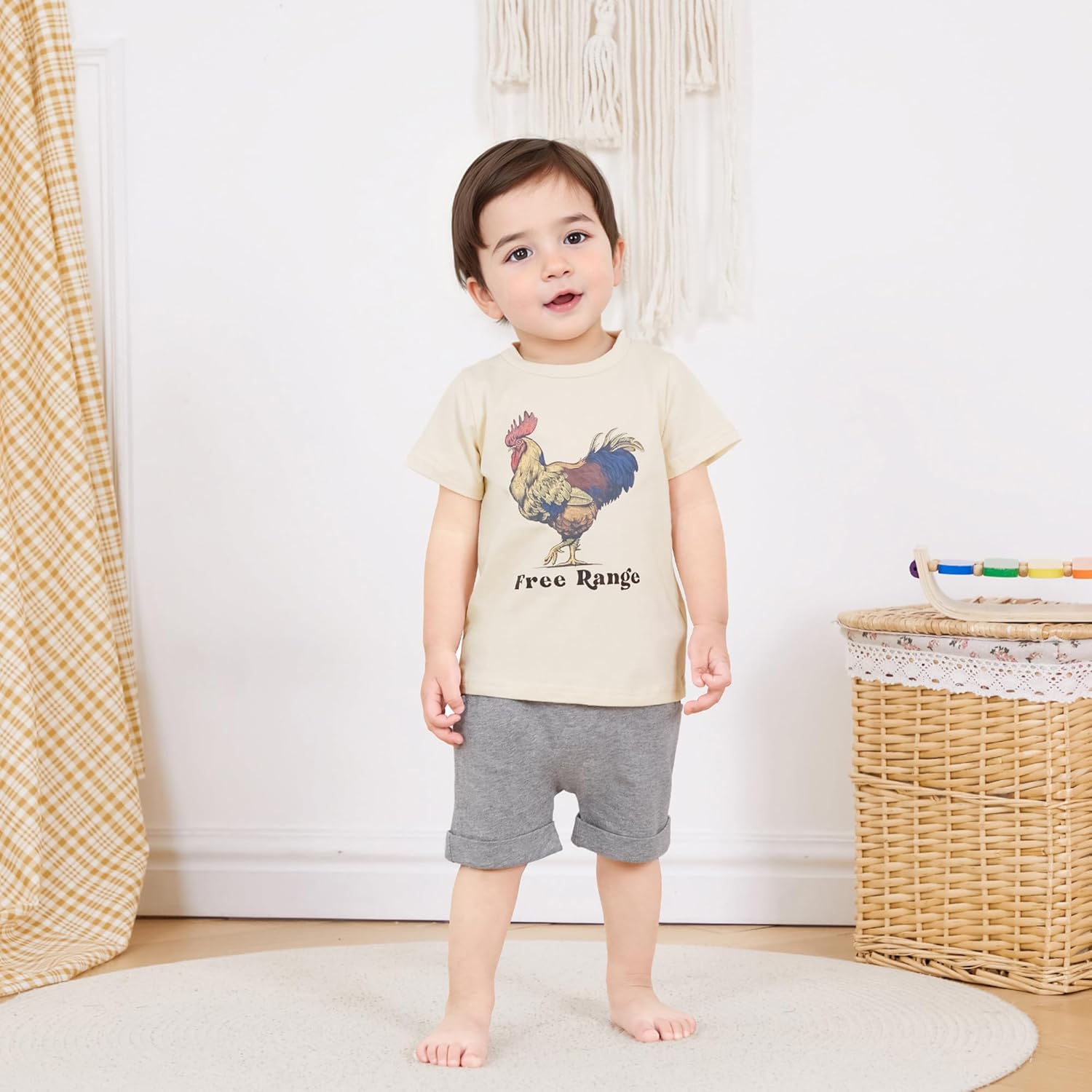 Stylish Animal Print Toddler Clothing Set for Boys