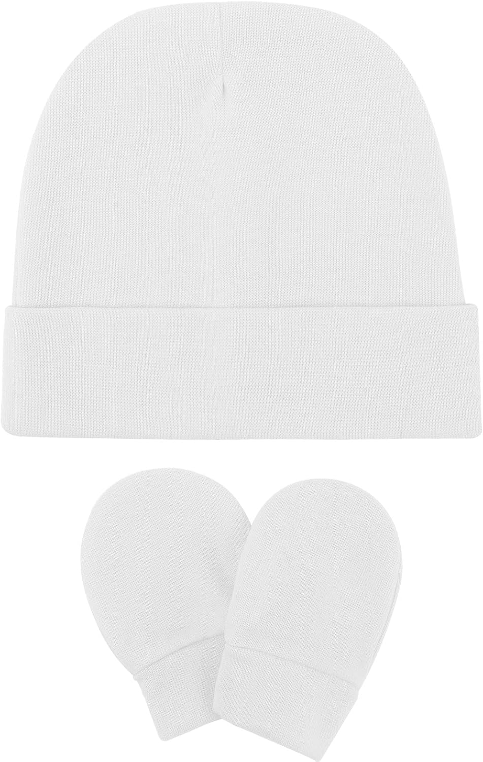 DRESHOW Baby Hats and Mittens Set 0-6 Months 1