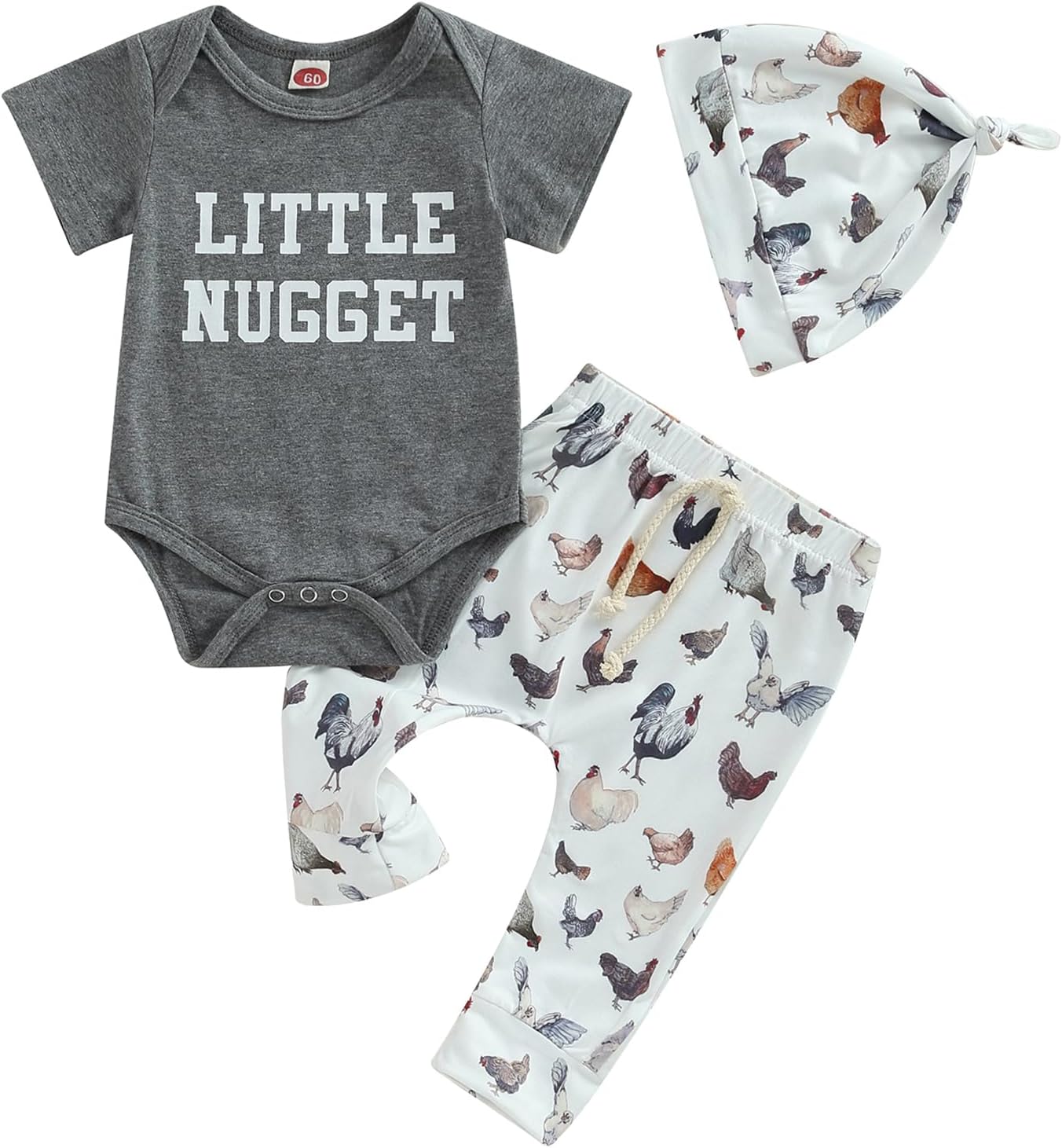 SAYOO Baby Layette Set Country-Western Newborn Boy Bingo