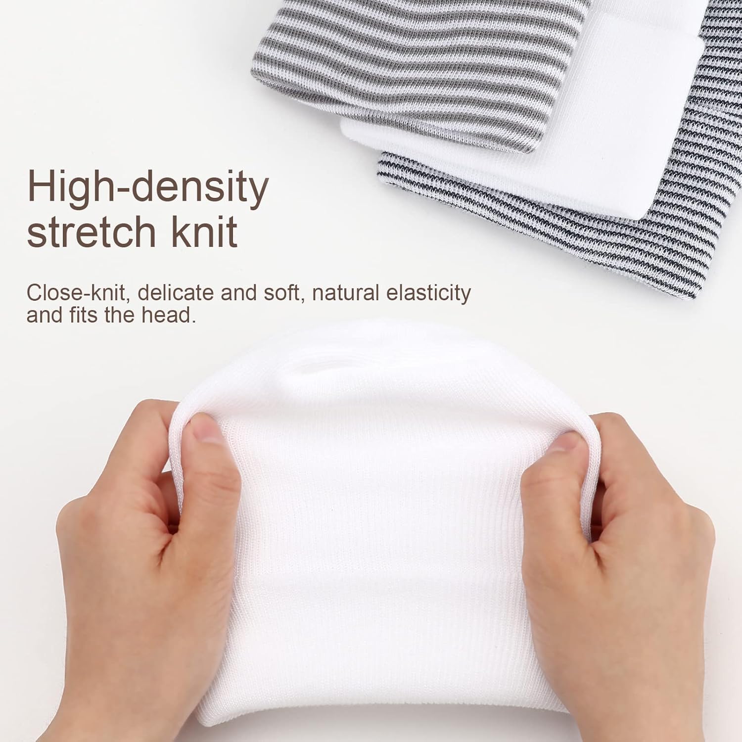 Newborn Baby Hat Soft Stretchy Perfect for 0-3 Months