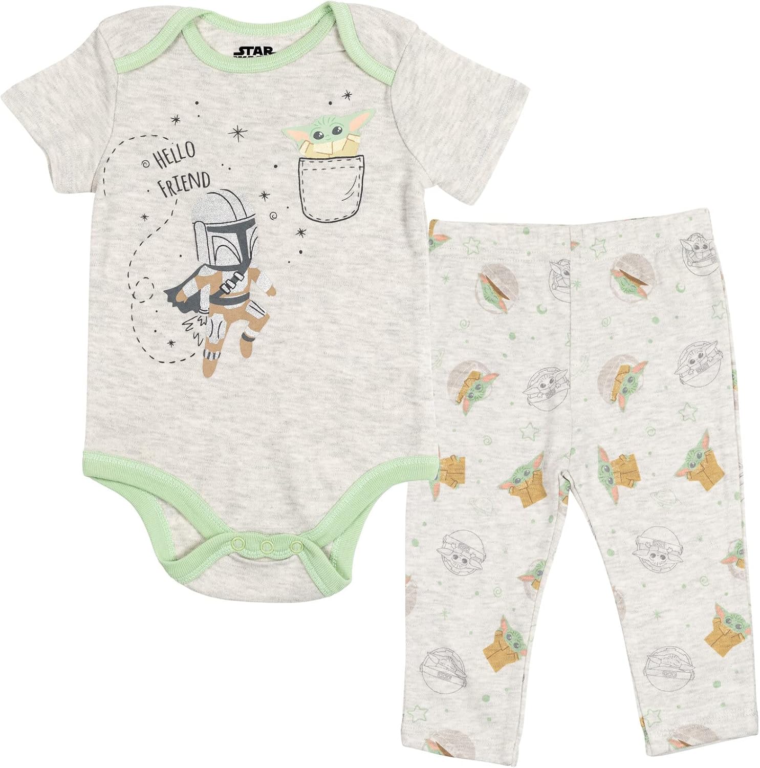 STAY WARS The Mandalorian The Child Layette Set