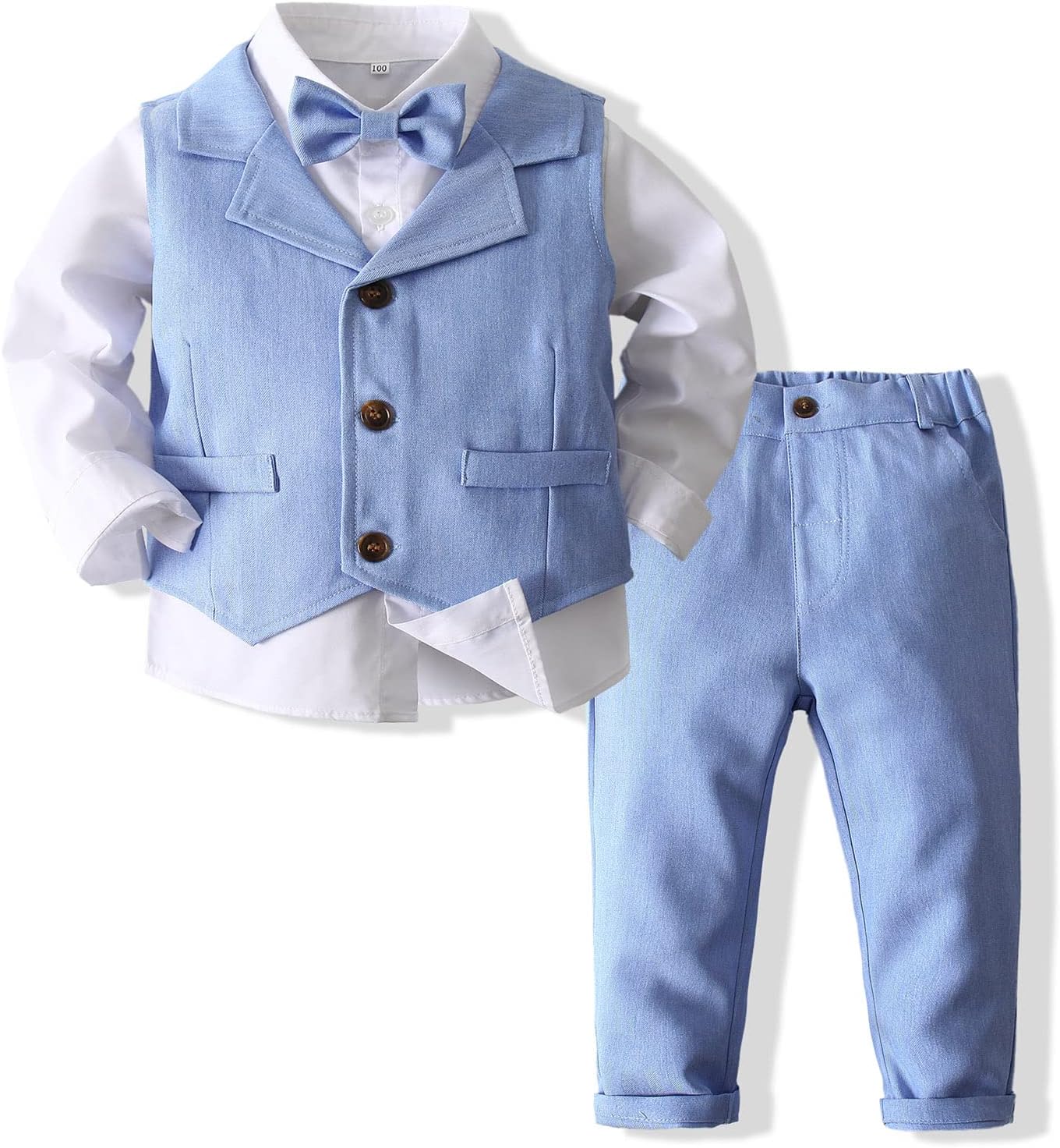 Kimocat Baby gentlemens formal bowtie suit