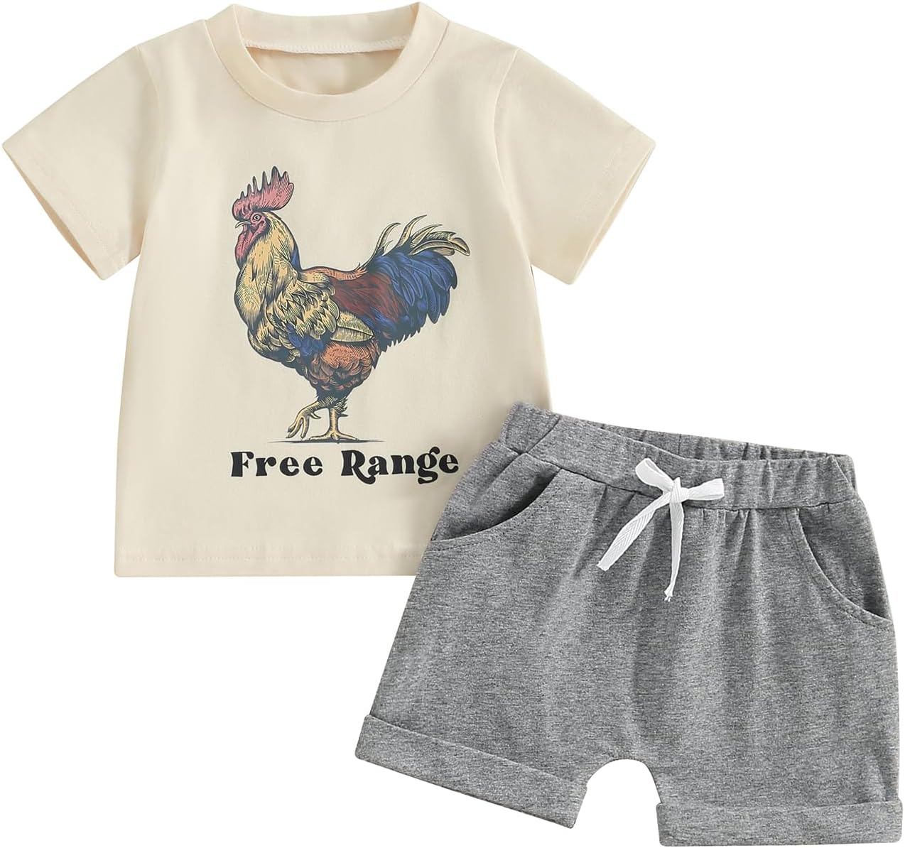 Stylish Animal Print Toddler Clothing Set for Boys