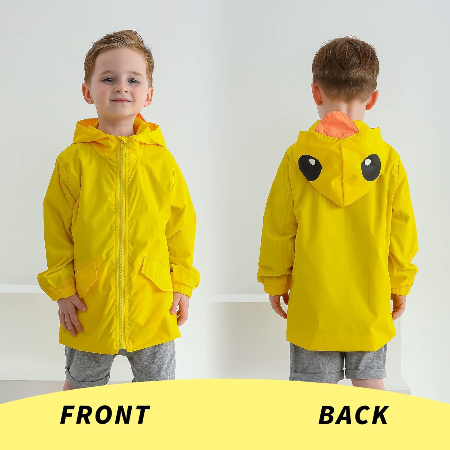 YOUNGER TREE Cartoon Duck Raincoat