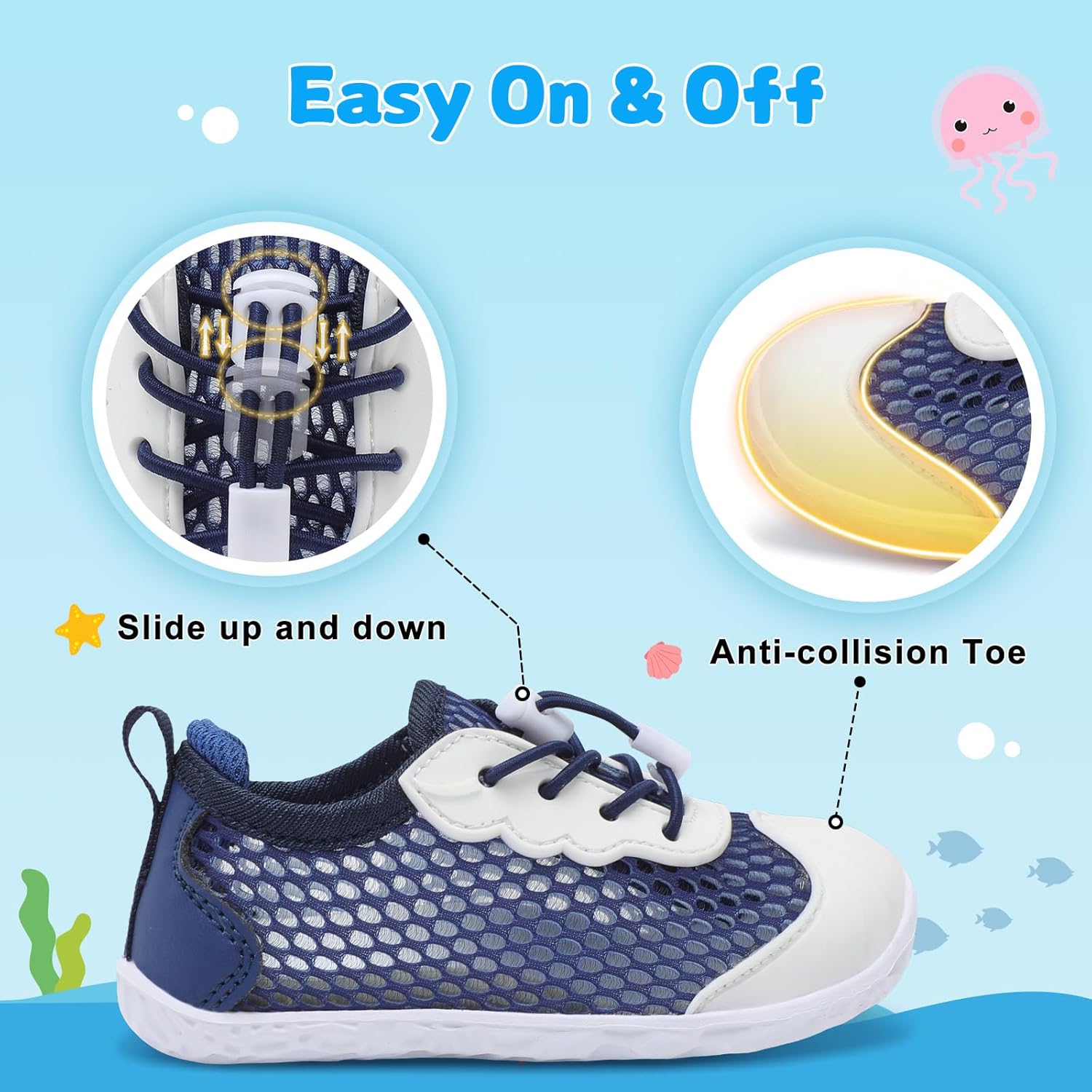BARERUN Kids Water Shoes