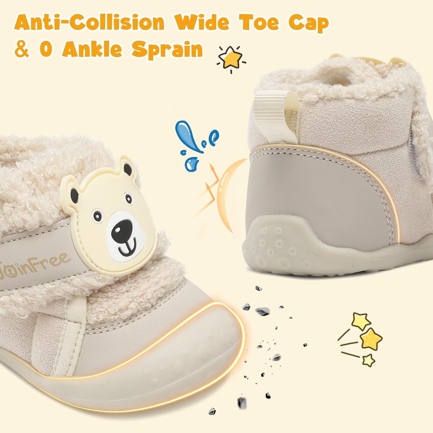 Warm Cozy Toddler Slippers