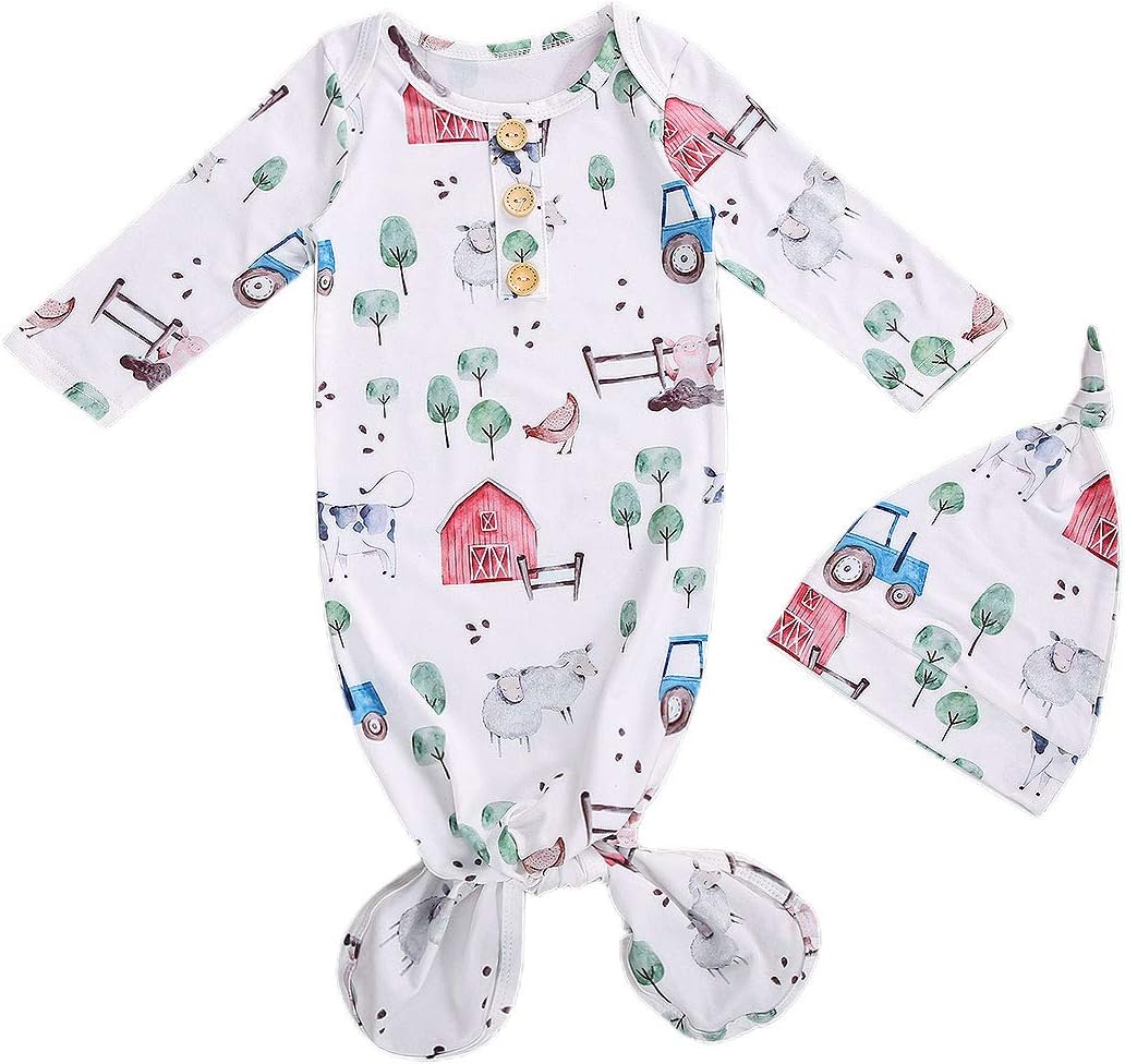 CIYCUIT Knotted Baby Gowns