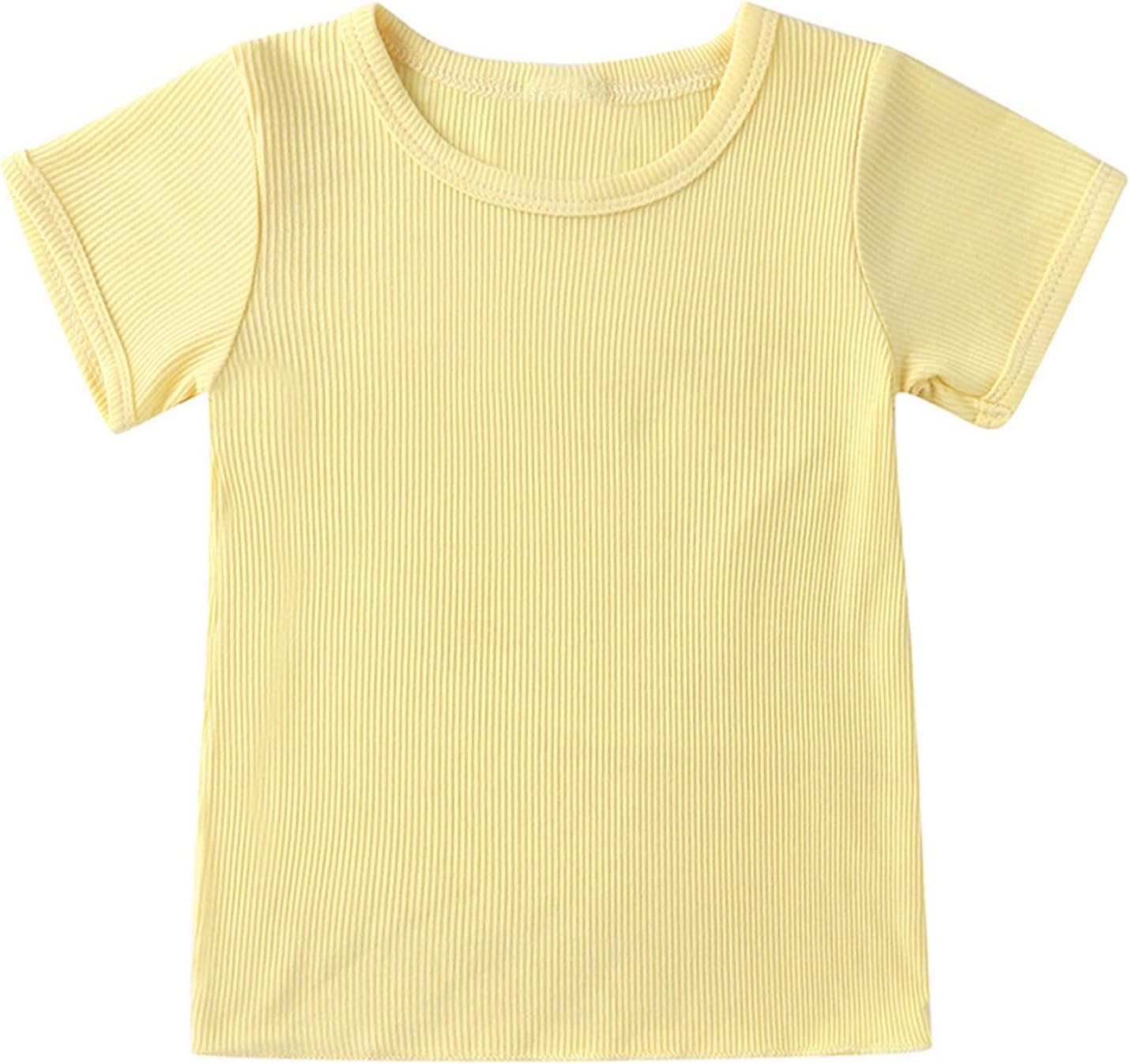 Venjoe Baby 2-Piece Short Sleeve Set with Shorts