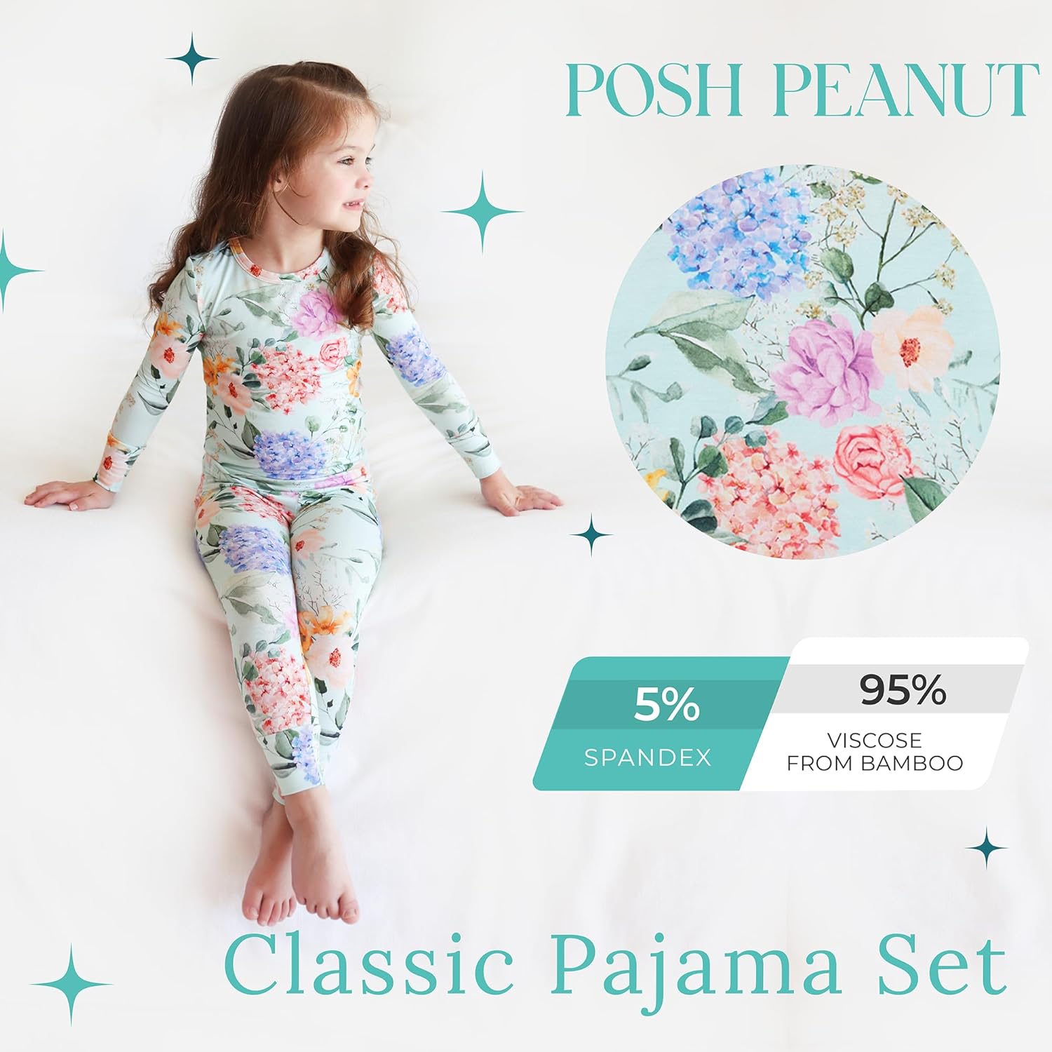 Posh Peanut Girls Pajama Set